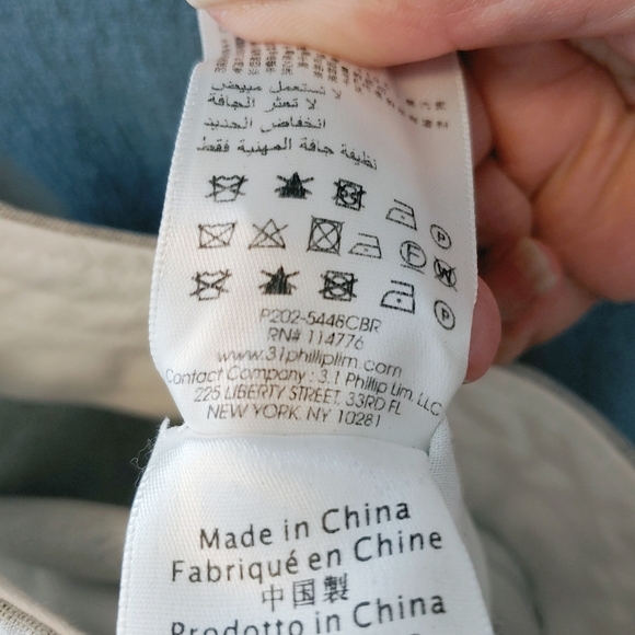 3.1 Phillip Lim Gray Virgin Wool Blend High Waisted Pants Sz 10 Quiet Luxury - Picture 11 of 11